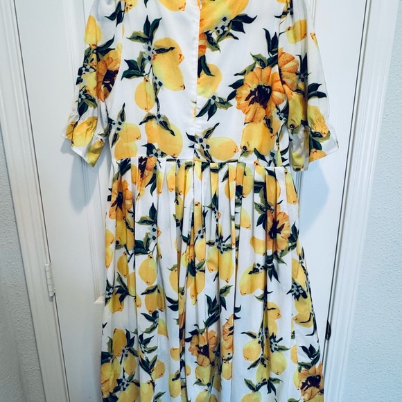 Lemons Dress , shape A - size XL brand: Zaful - Picture 5 of 6